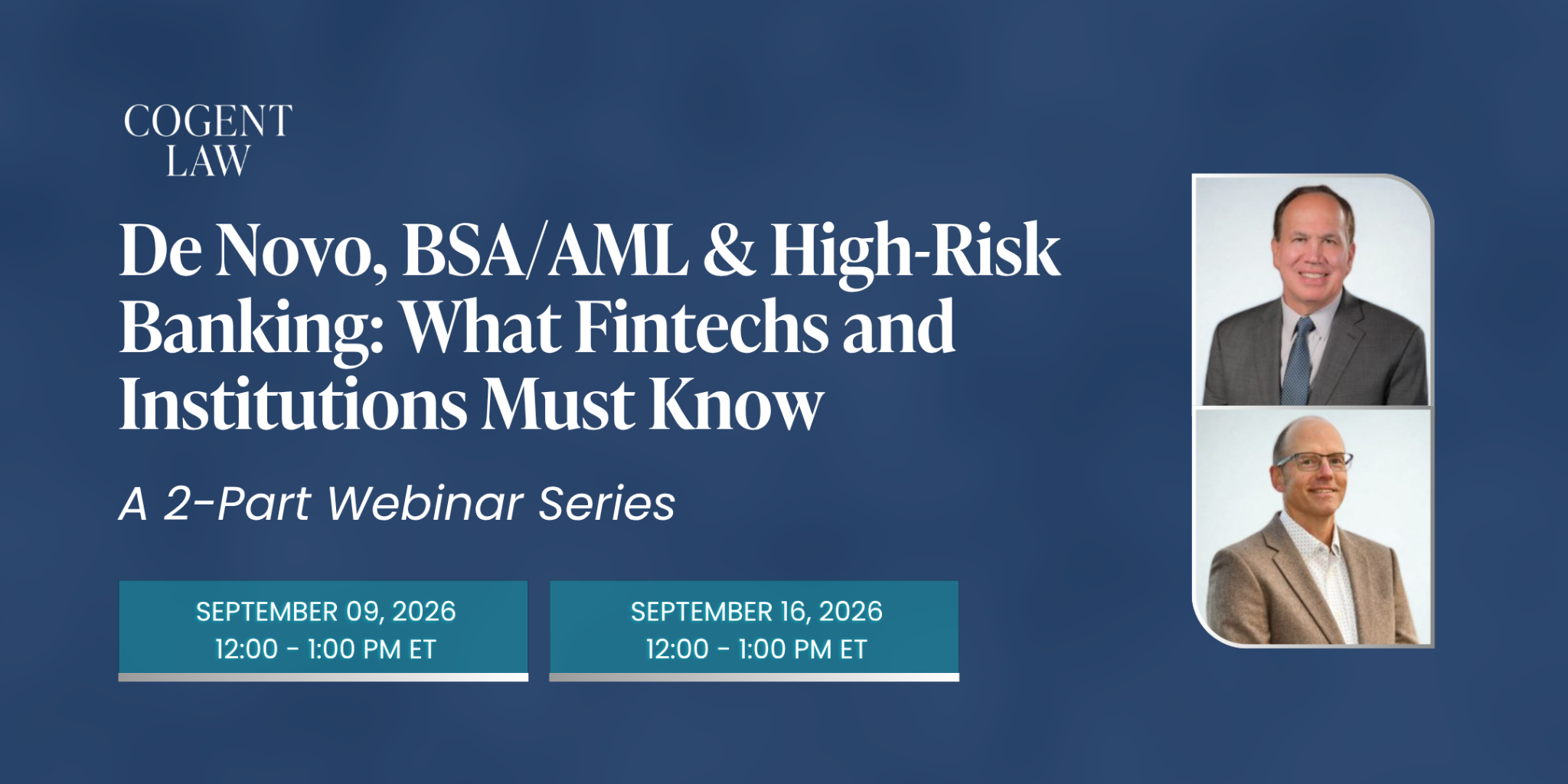 De Novo, BSA/AML & High-Risk Banking: What Fintechs and Institutions Must Know