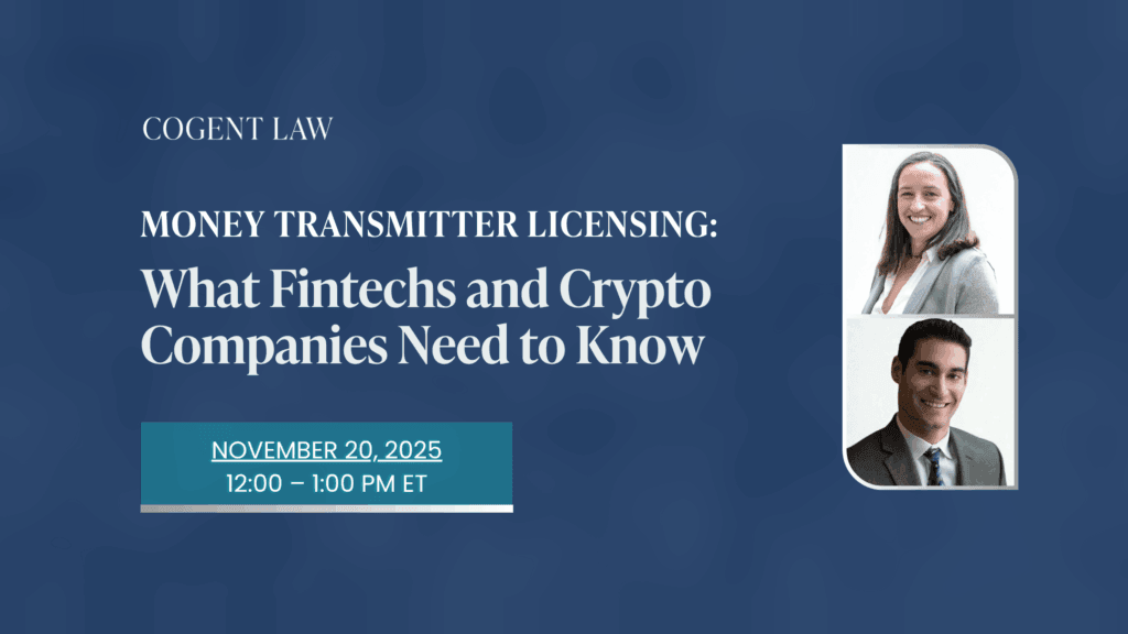 MONEY TRANSMITTER LICENSING. What Fintechs and Crypto Companies Need to Know