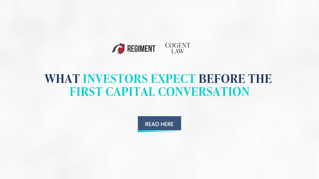 What Investors Expect Before the First Capital Conversation