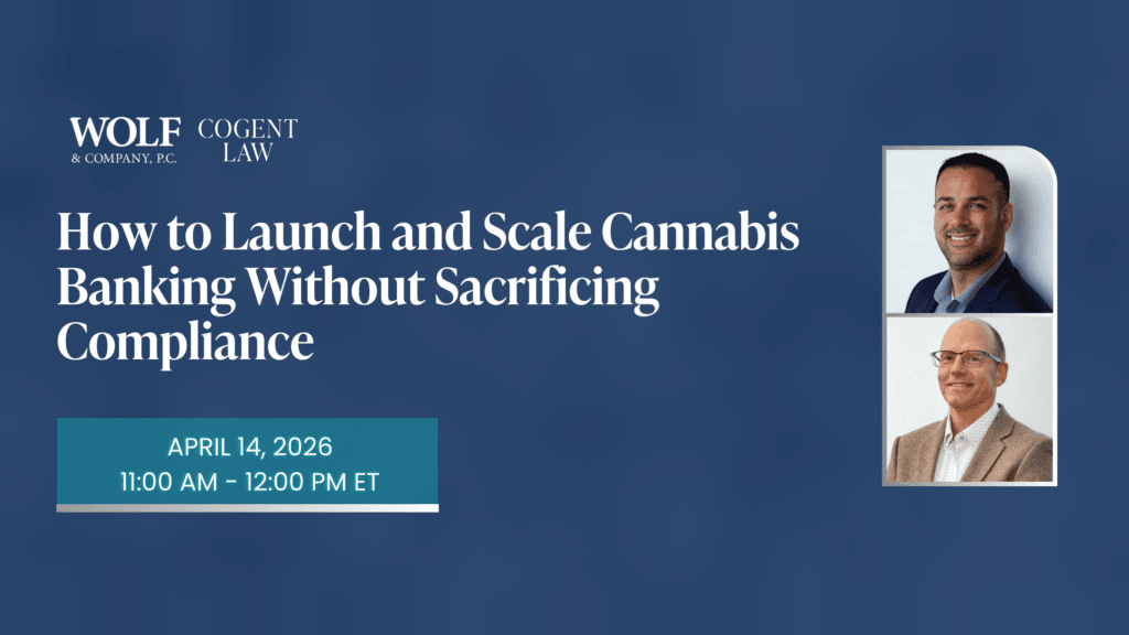 How to Launch and Scale Cannabis Banking Without Sacrificing Compliance